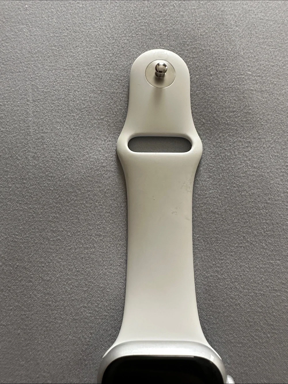 Apple Watch with White Sport Band and Silver Case | Series 8 | 41mm